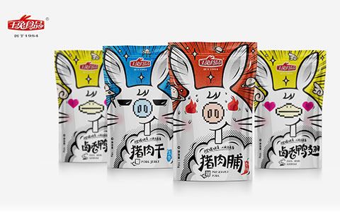 玉兔食品产品包装设计-网站制作公司