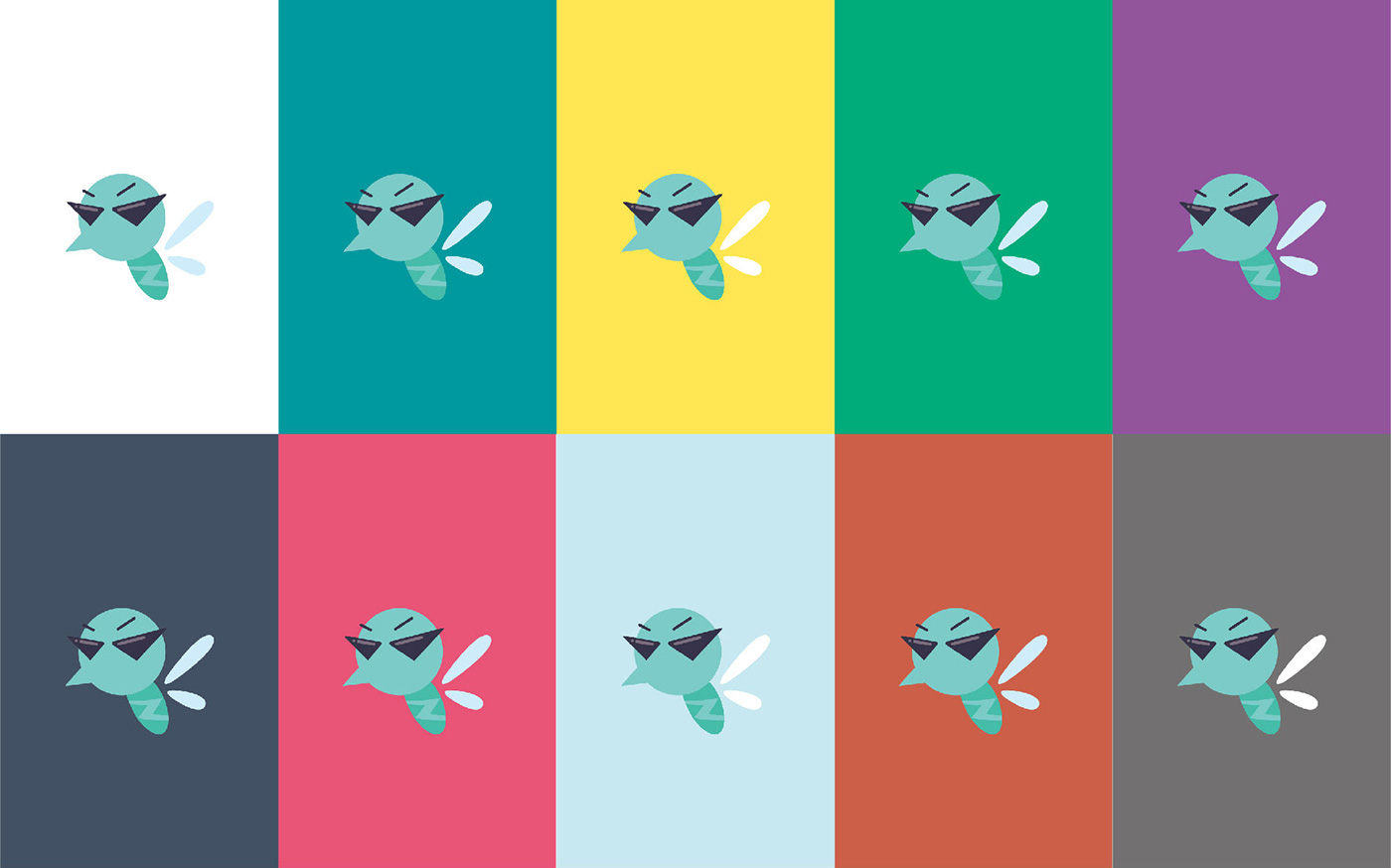 各类背景吉祥物设计