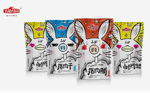 玉兔食品产品包装设计