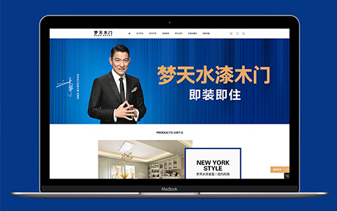 梦天木门家装网站建设